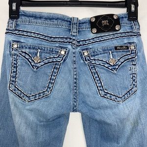 Miss Me 25 Relaxed Boot Cut Blue Denim jean